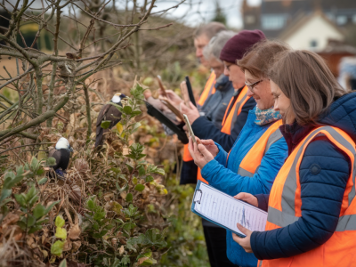 How to run a village hedgerow survey with smartphone photos and submit records to your local wildlife trust