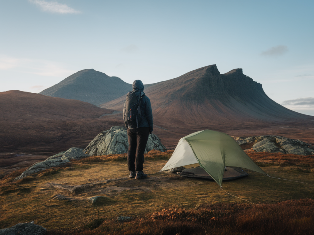 practical shelter choices for unexpected wild camps: tarp, bivvy or lightweight tent on Scottish hills