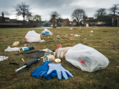 simple steps to start a local litter-pick and habitat survey in your village green
