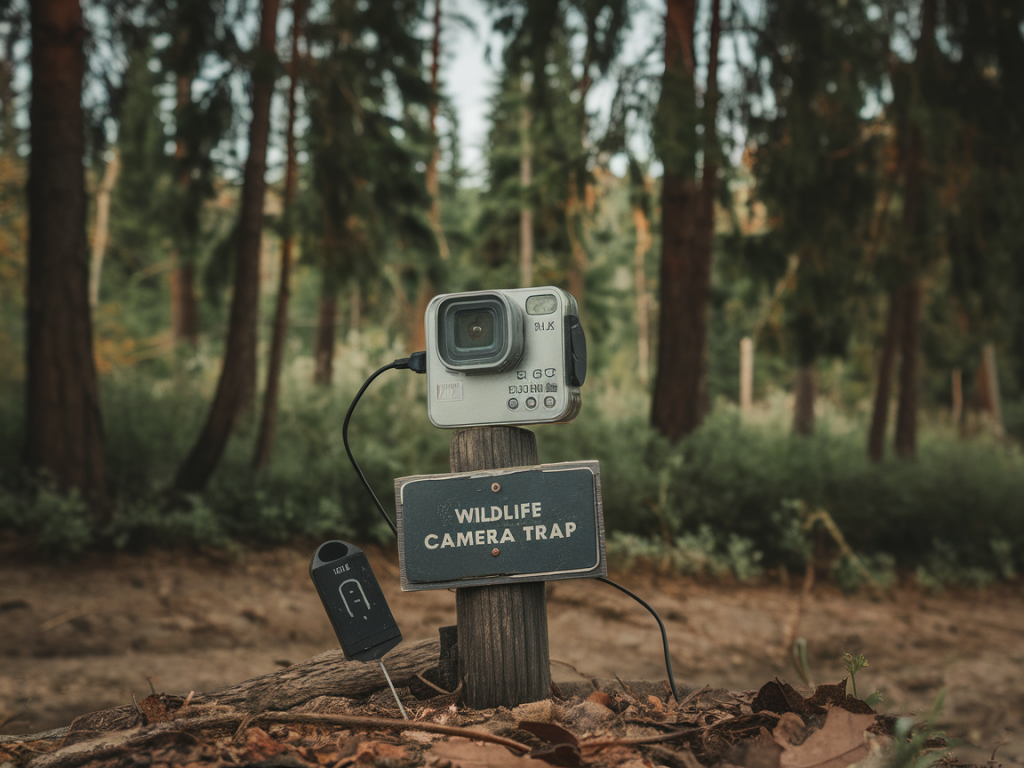 How to set up a budget passive camera trap with an old action cam for nocturnal mammals: mounts, triggers and ethical checklists