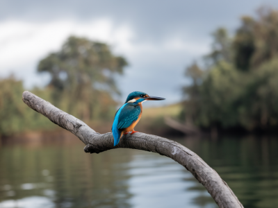 How to plan a dawn kingfisher shoot on lowland rivers using a lightweight hide alternative